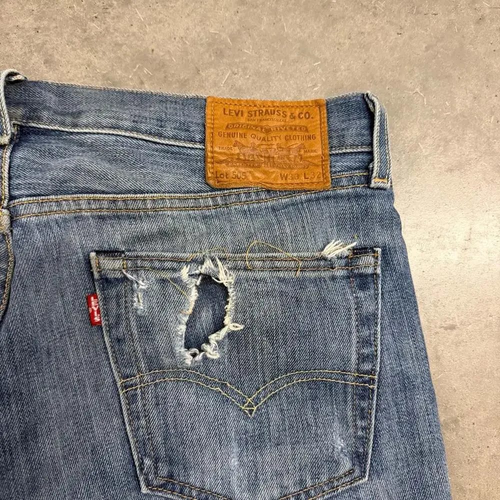 Made In USA Levi’s 505 Big E Jeans